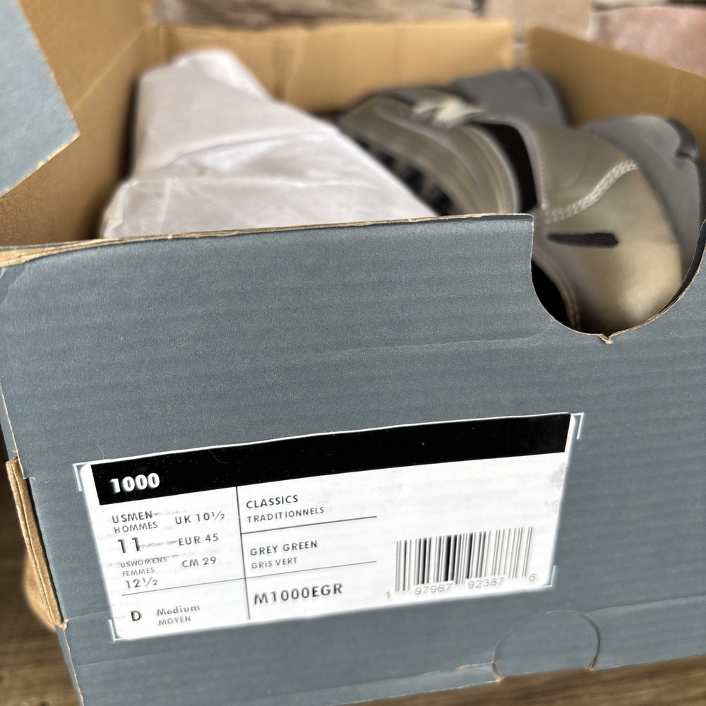 New Balance 1000 Grey Day 2025 M1000EGR Black Silver Men's Size 11 NIB - Picture 3 of 12